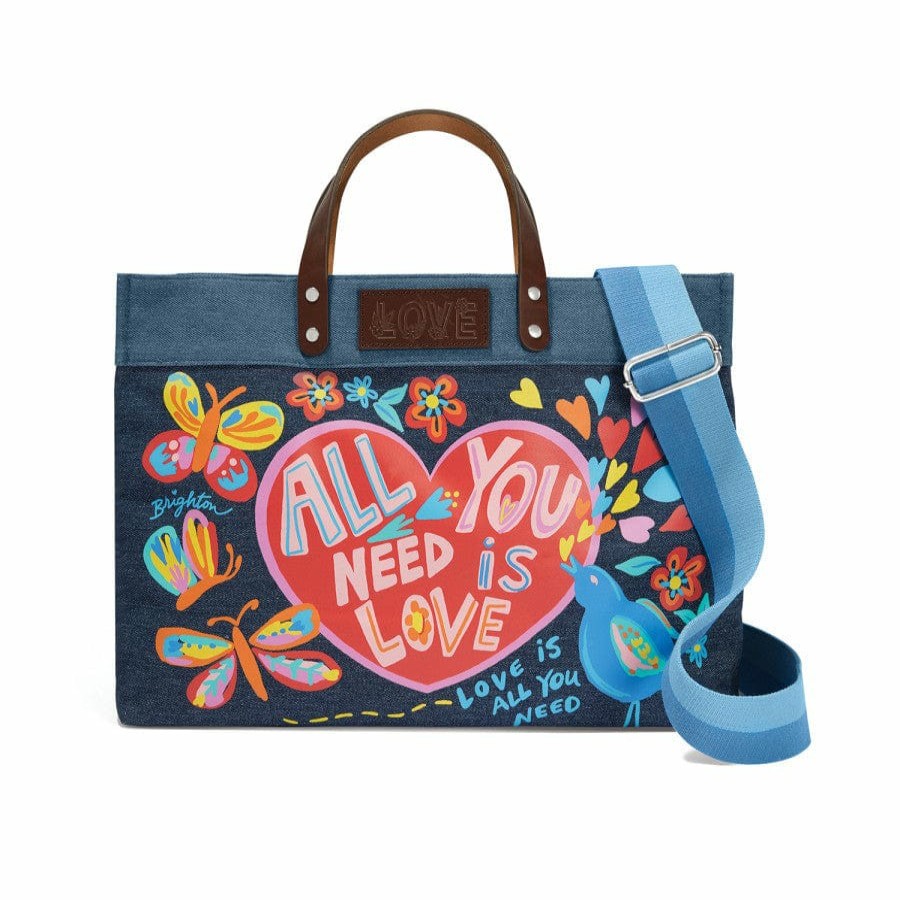 Handbags Brighton Crossbodies | All You Need East West Denim Tote Multi