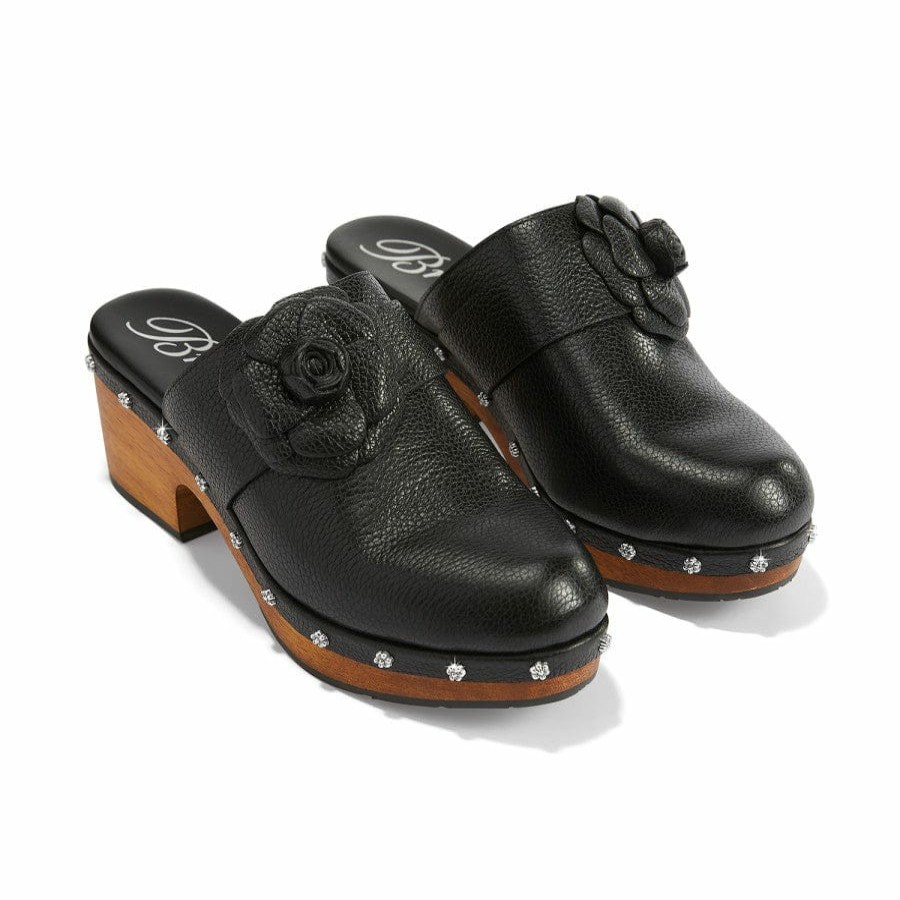 Footwear Brighton Heels | Camila Clogs Black