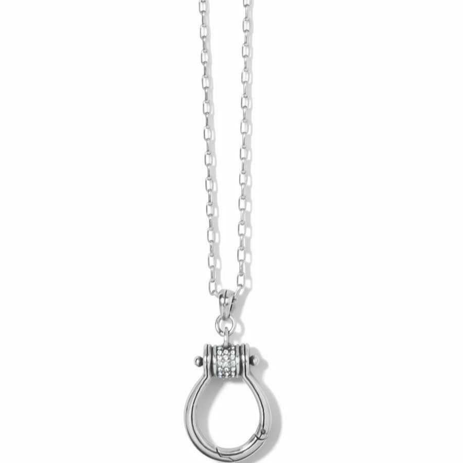 Charms Brighton Collectibles Charm Necklaces & Holders | Meridian Petite Charm Holder Necklace Silver