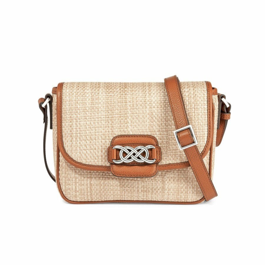 Handbags Brighton Straw | Alani Straw Flap Bag Natural-Luggage