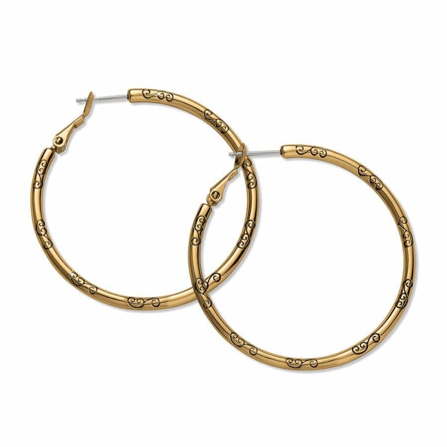 Jewelry Brighton Collectibles Earrings | Large Hoop Charm Earrings