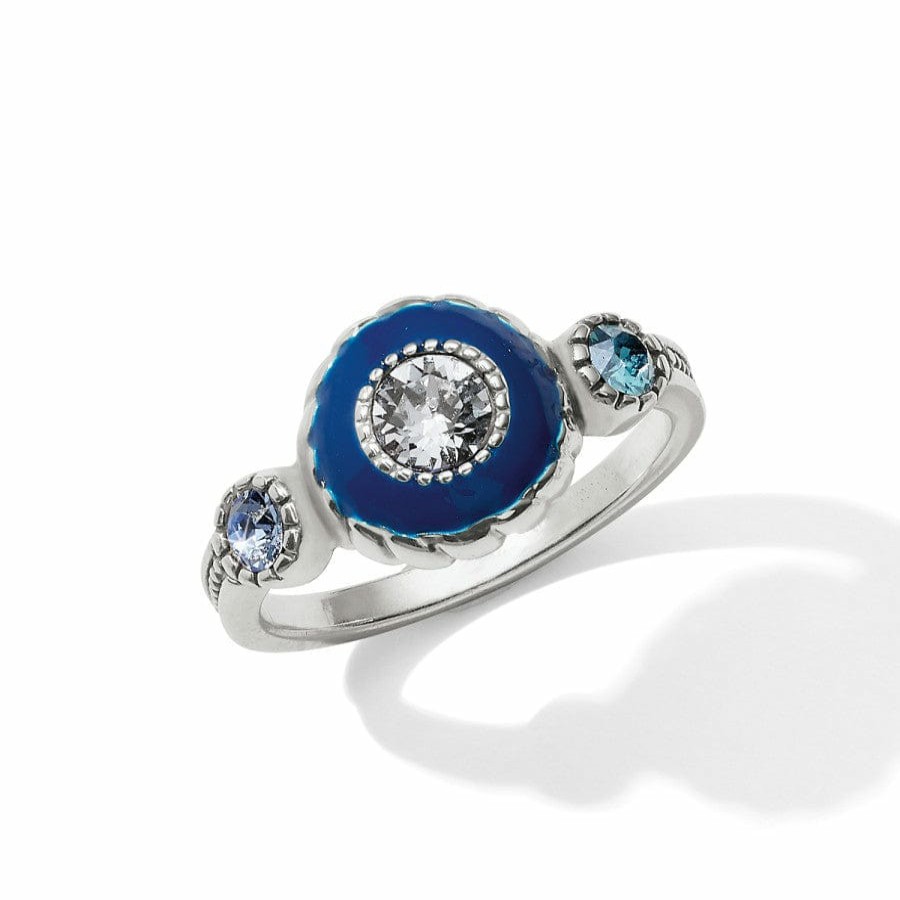 Jewelry Brighton Collectibles Rings | Halo Eclipse Ring Silver-Blue