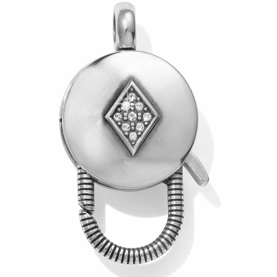 Charms Brighton Collectibles Charm Necklaces & Holders | Diamonds N' Hearts Reversible Charm Connector Silver