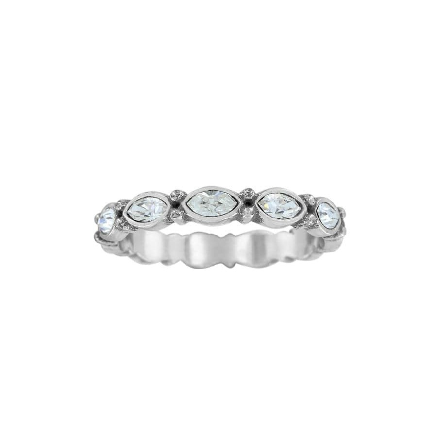 Jewelry Brighton Collectibles Rings | Scalloped Stack Ring Silver