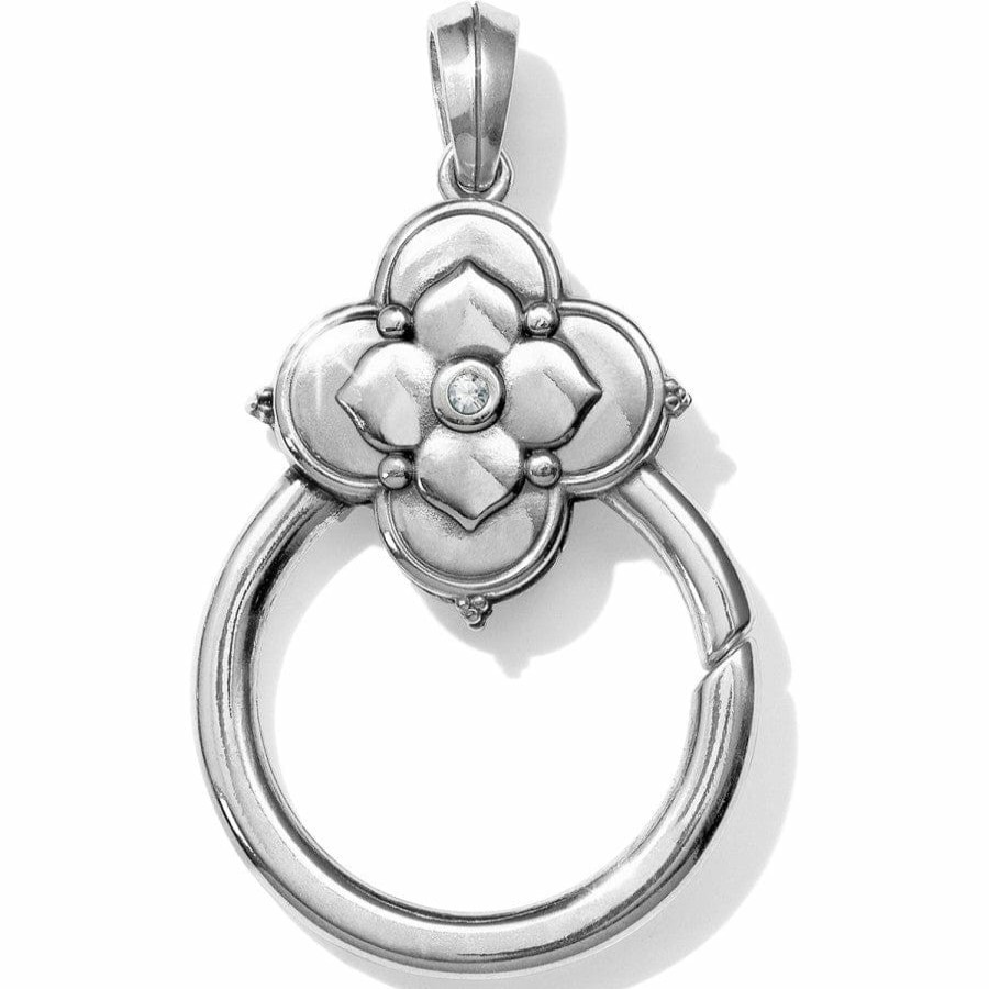 Charms Brighton Collectibles Charm Necklaces & Holders | Dahlia Charm Connector Silver