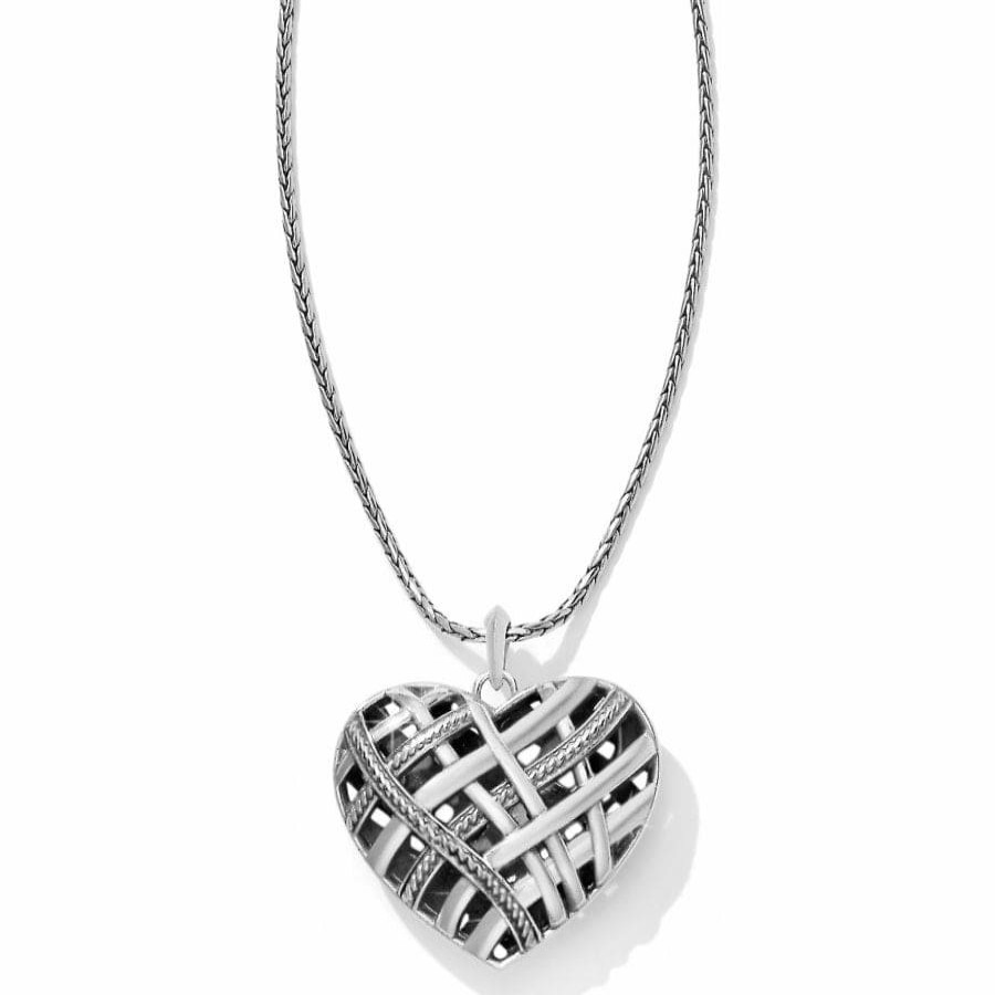 Jewelry Brighton Collectibles Necklaces | Neptune'S Rings Convertible Reversible Heart Necklace Silver