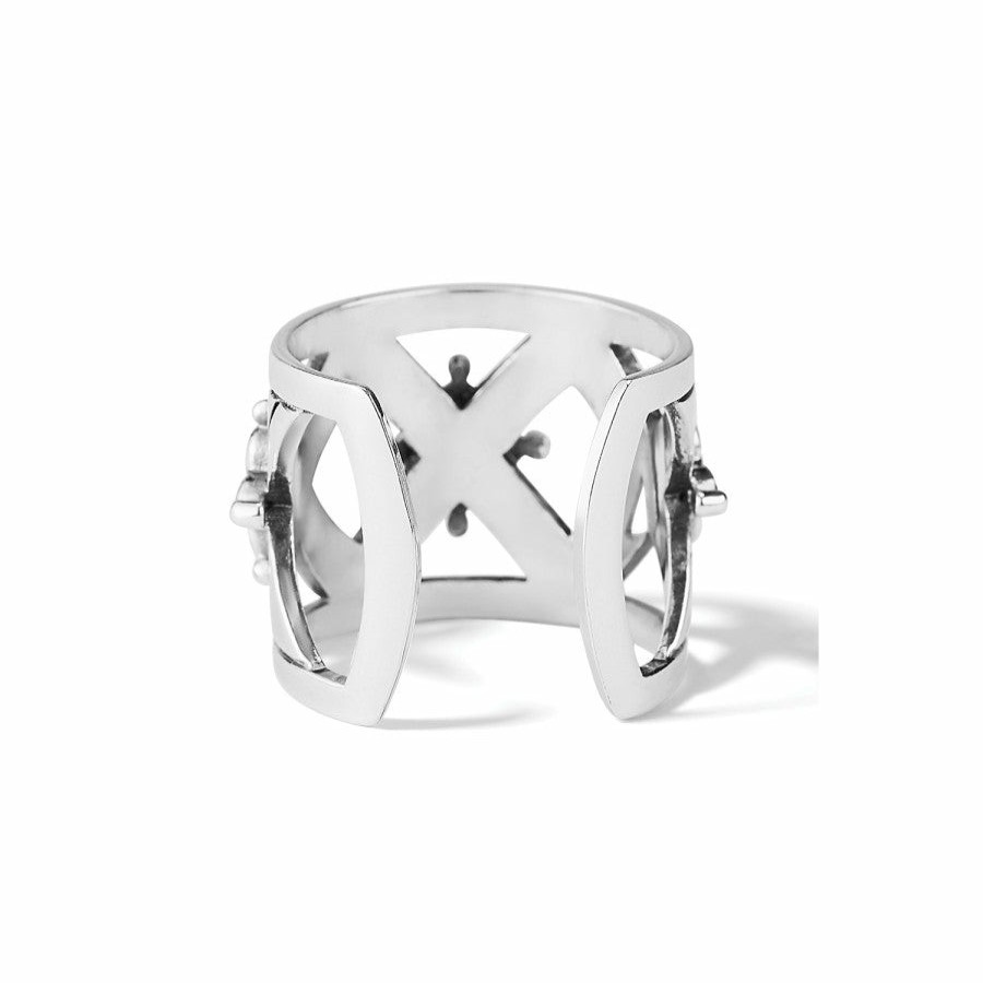 Jewelry Brighton Collectibles Rings | Christo Amsterdam Wide Ring Silver