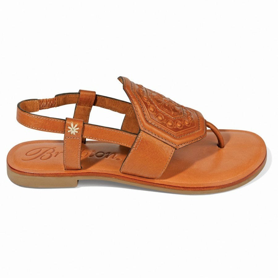 Footwear Brighton Sandals | Ancona Thongs Cognac