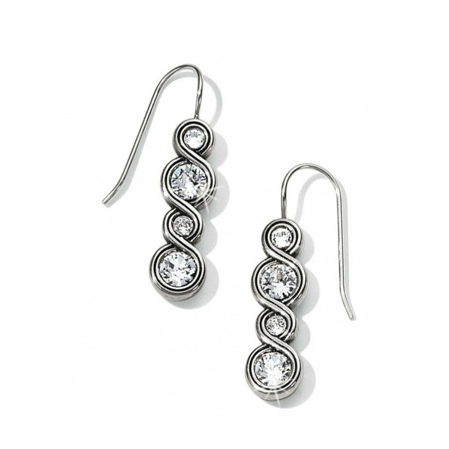 Jewelry Brighton Collectibles Earrings | Infinity Sparkle French Wire Earrings Silver