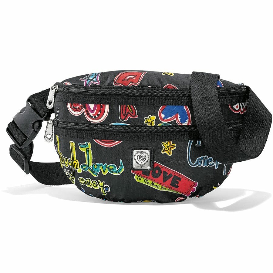 Handbags Brighton Collectibles Luggage & Travel | Sightseer Belt Bag Love Scribble