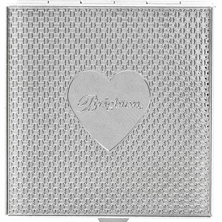 Accessories Brighton Collectibles Compacts & Pill Boxes | Tapestry Pill Box Silver-Gray