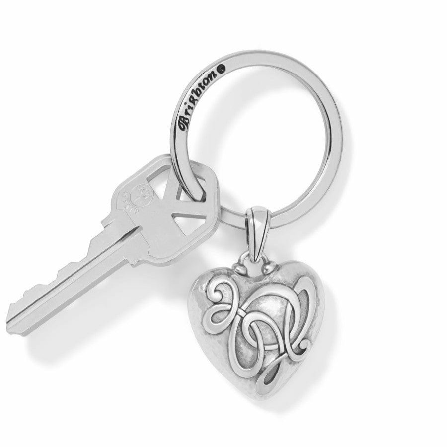 Accessories Brighton Collectibles Key Fobs | One Heart Key Fob Silver