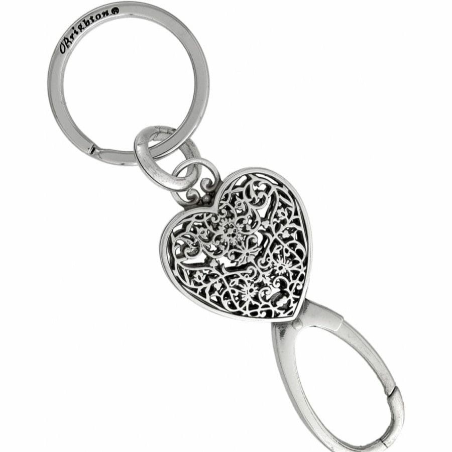 Charms Brighton Collectibles Charm Necklaces & Holders | Charmer Heart Key Fob Silver