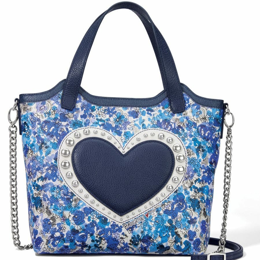 Handbags Brighton Collectibles Totes | Love Bouquet Small Tote Midnight