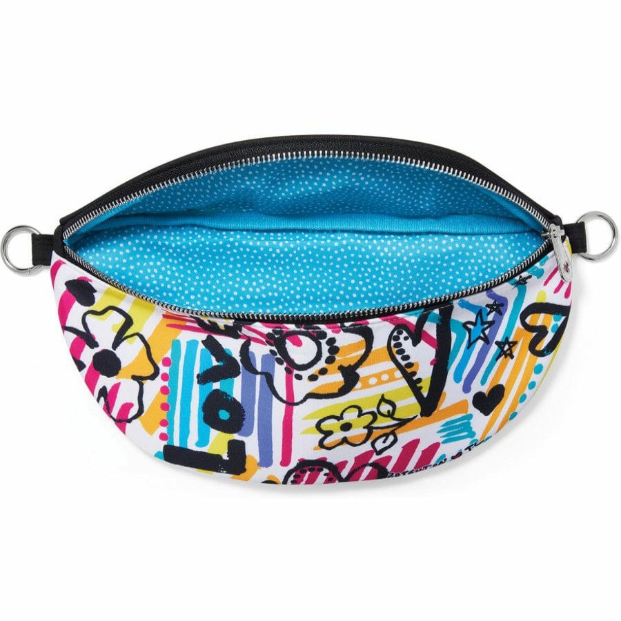 Handbags Brighton Luggage & Travel | Graffiti Love Cross Body Belt Bag Multi