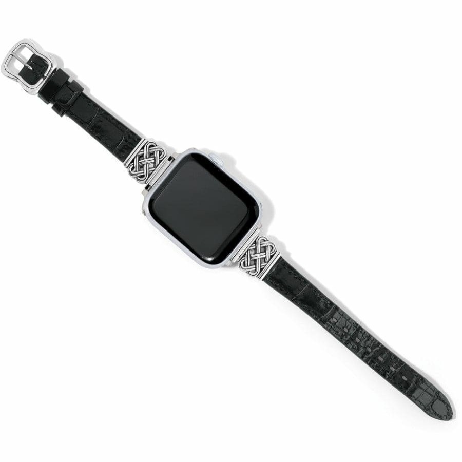 Jewelry Brighton Watches | Interlok Reversible Watch Band Black-Brown