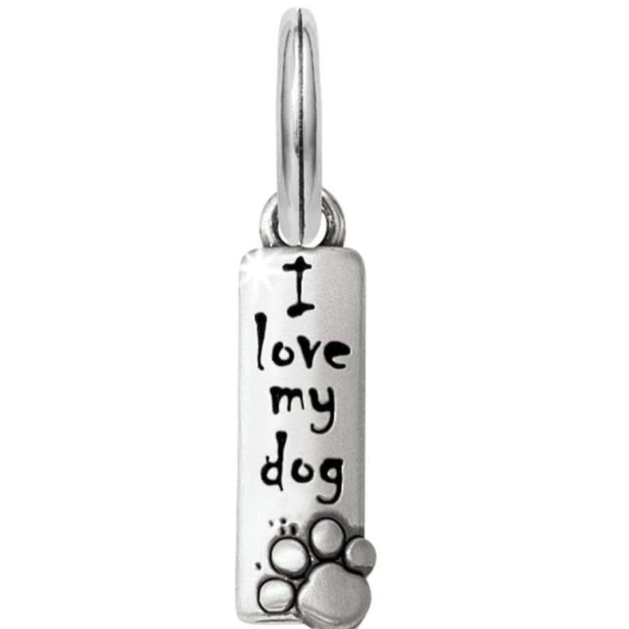 Charms Brighton Collectibles Charms | Pensieri Dog Charm Brushed Silver