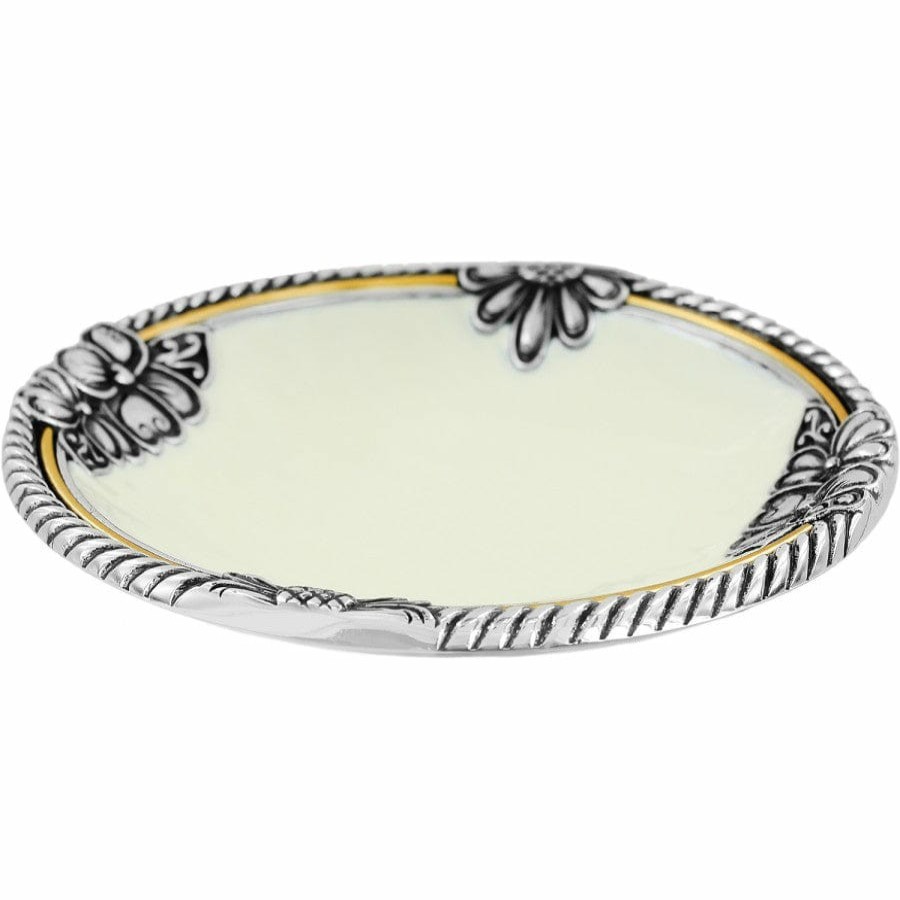 Jewelry Brighton Collectibles Jewelry Holders | Pretty Pearl Trinket Tray Silver