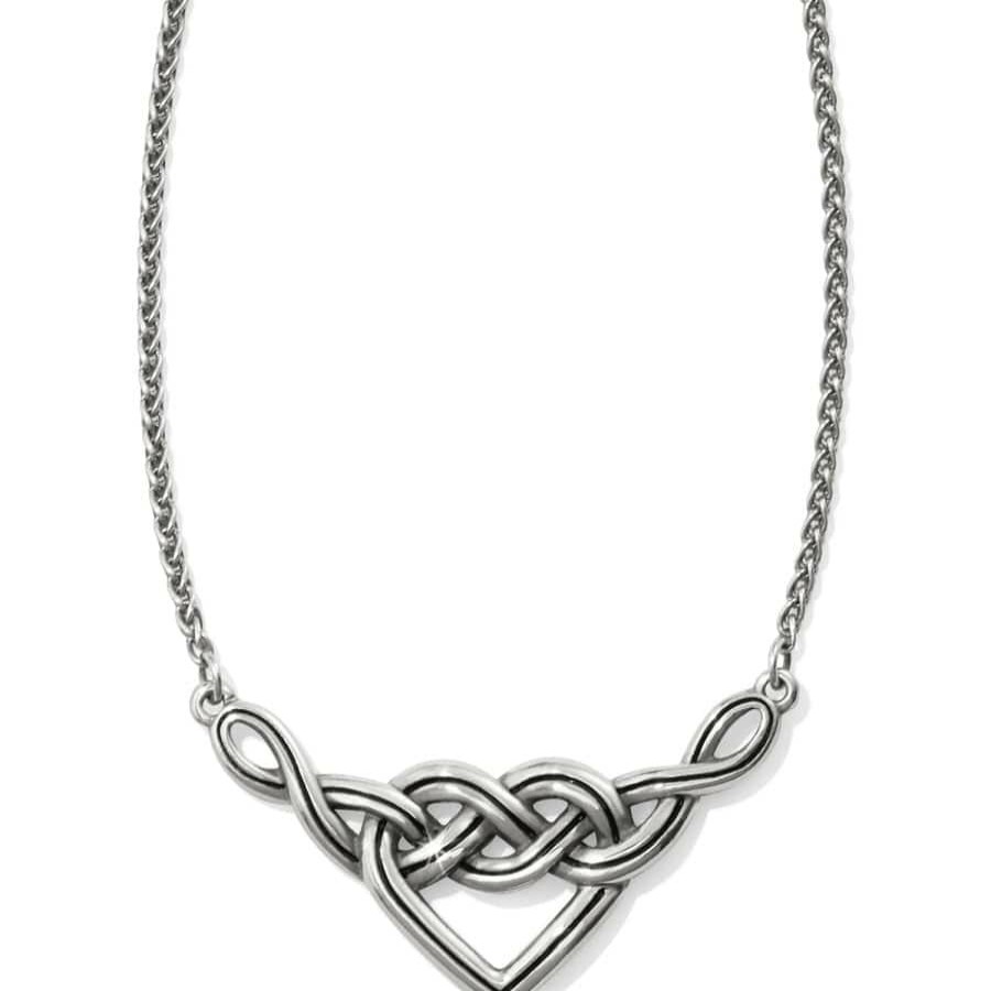 Jewelry Brighton Collectibles Necklaces | Interlok V Heart Necklace Silver