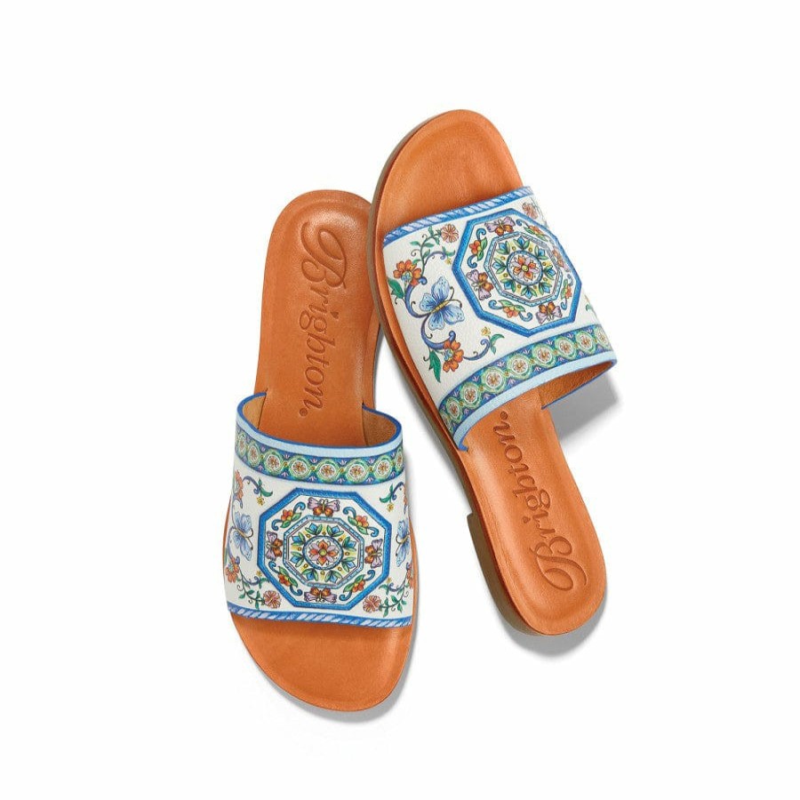 Footwear Brighton Sandals | Arte Flat Sandals White-Multi