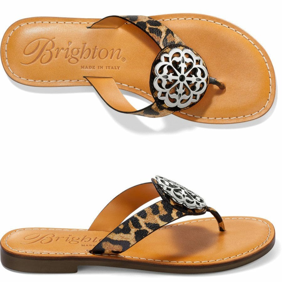 Footwear Brighton Sandals | Alice Print Sandals Leopard