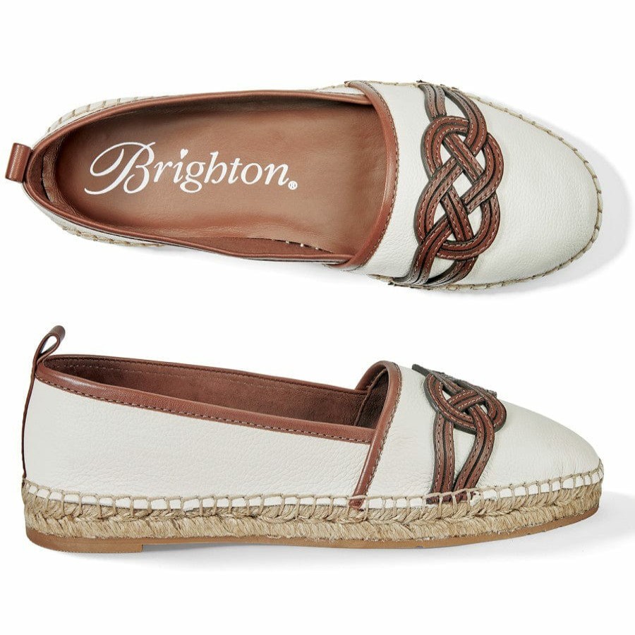 Footwear Brighton Flats | Evita Espadrilles Shoe White